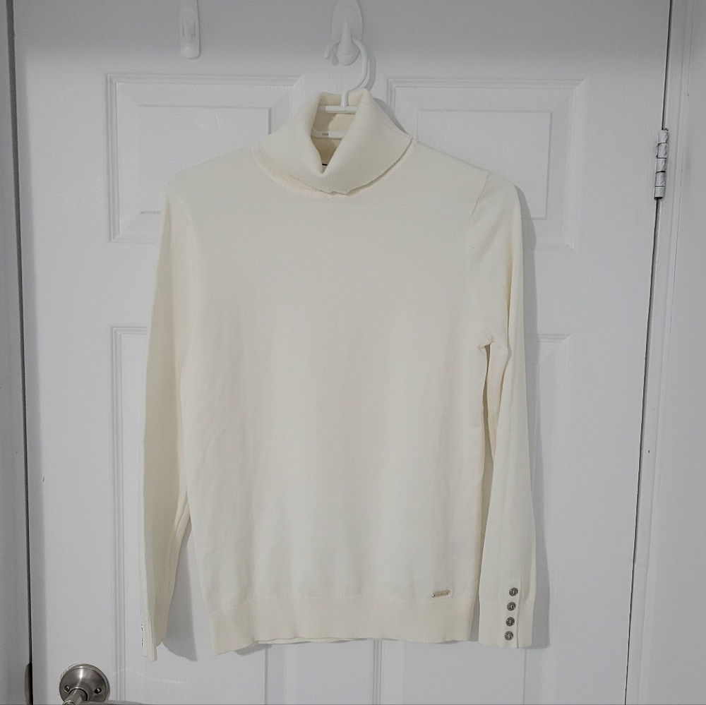 Tommy Hilfiger White Turtleneck, Size S